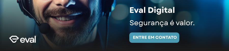 Banner con texto: Eval Digital Security is value. Contacta con nosotros para proteger tu empresa contra los ataques de phishing