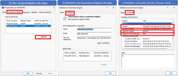 Code Signing - Informações sobre assinatura digital do Word