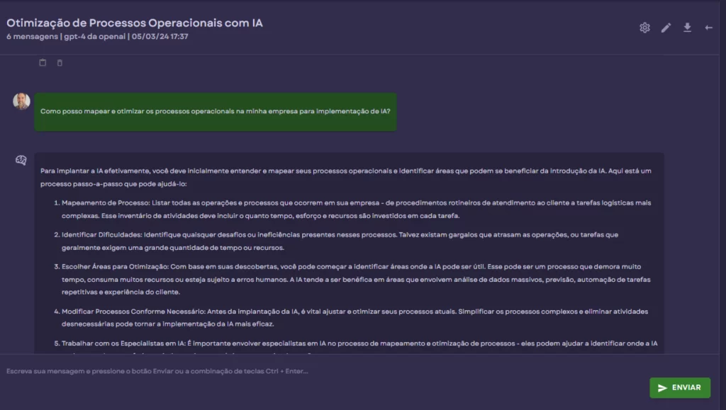 Otimização de Processos Operacionais com IA
